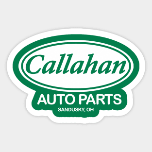 Callahan White Sticker